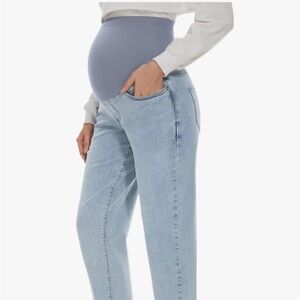 Poshglam Maternity Light Blue Jeans